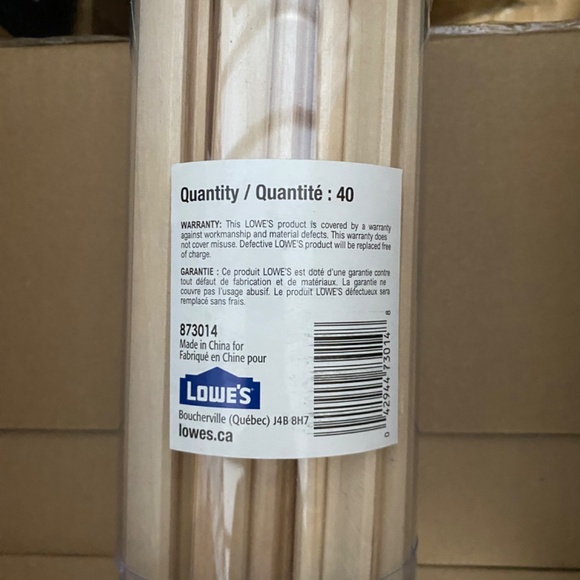 Lowe's Carpenter Pencils Bulk Pack - Flat Wood Design 40pack - Picture 2 of 4